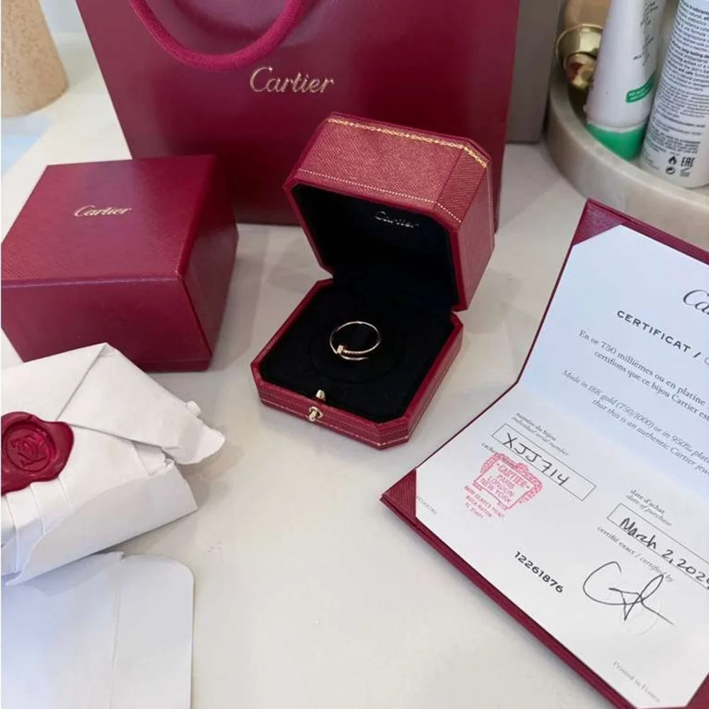 Cartier 18K Gold Nail Ring - Picture 3 of 4